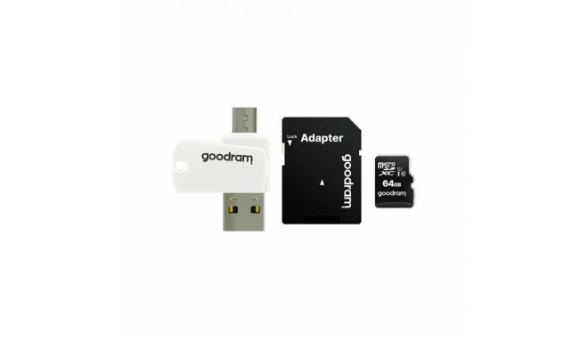 Micro SD Memory Card with Adaptor GoodRam M1A4 All in One 128 GB