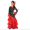 Маскарадные костюмы для взрослых Flamenca Чёрный Красный Испания - 3-4 Years