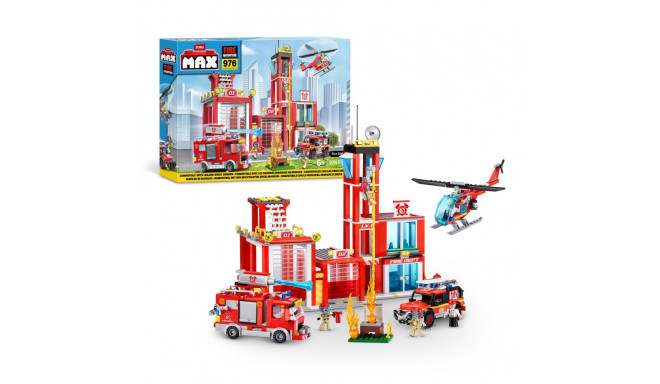 MAX CITY Bricks Fire Station, 976pcs