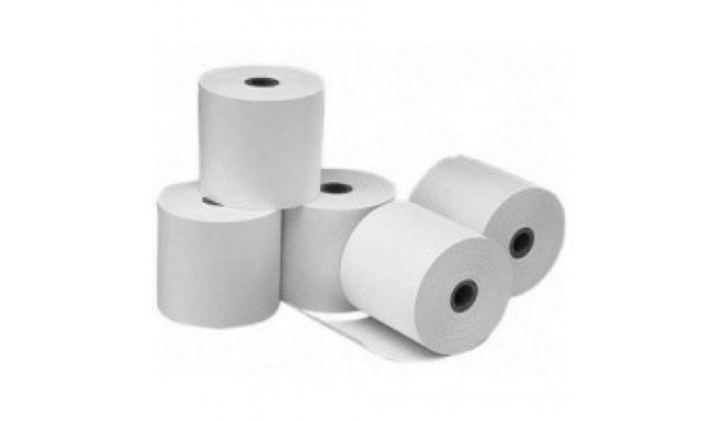 Cash Register Thermal Paper Roll Tape, W: 80mm, L: 80m, bushings 12mm, diameter 80mm, 10pcs./pack.