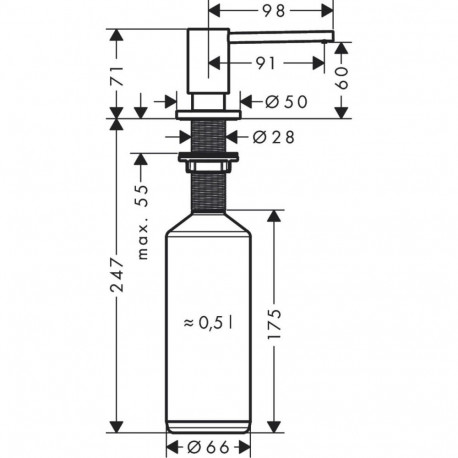 Seebidosaator Hansgrohe A41 40438000