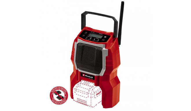 Radio EINHELL TC-RA 18 Li BT-Solo, 18 V, Bluetooth, ilma akuta