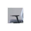 Up Up Athene ergonomic office chair Black, Grey + Blue fabric