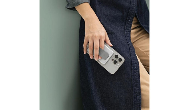 UNIQ Heldro ID Magnetic Wallet with Stand and Strap Pink/Blush Pink