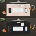 UNIQ Hagen double-sided magnetic desk pad pink-green/blush pink-mist green