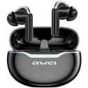 AWEI Bluetooth 5.3 T50 Pro TWS headphones + docking station black/black