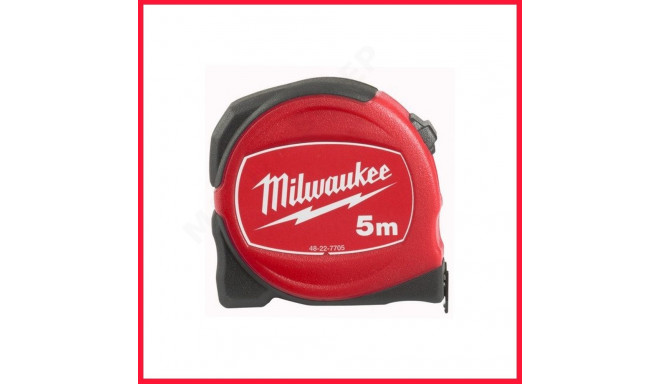 MILWAUKEE veerev mõõdulint 5m SLIM S5/19