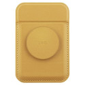 UNIQ Flixa magnetic card wallet with stand yellow/canary yellow MagSafe