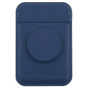 UNIQ Flixa magnetic card wallet with support navy blue/navy blue