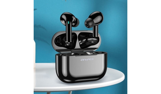 AWEI Bluetooth 5.0 T29 TWS kõrvaklapid + laadimisjaam must/must