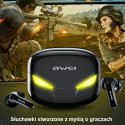 AWEI Bluetooth 5.0 T35 TWS headphones + gaming docking station black/black