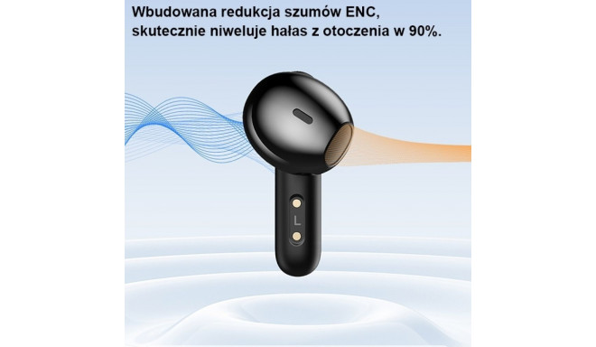 AWEI Bluetooth 5.3 T66 TWS kõrvaklapid koos dokkimisjaamaga must