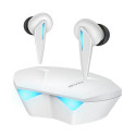 AWEI Bluetooth 5.0 T23 TWS headphones + gaming docking station white/white
