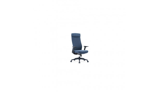 Up Up Ankara ergonomic office chair Black, Blue fabric