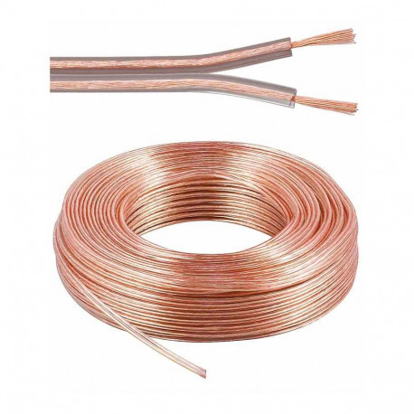 PremiumCord Raw Cable for speakers connection 99,9% Copper 2x0,5mm2 1m