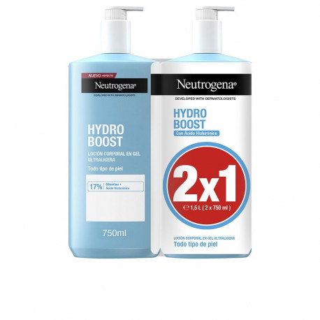 Neutrogena geel-ihupiim Hydro Boost 2x750ml komplekt