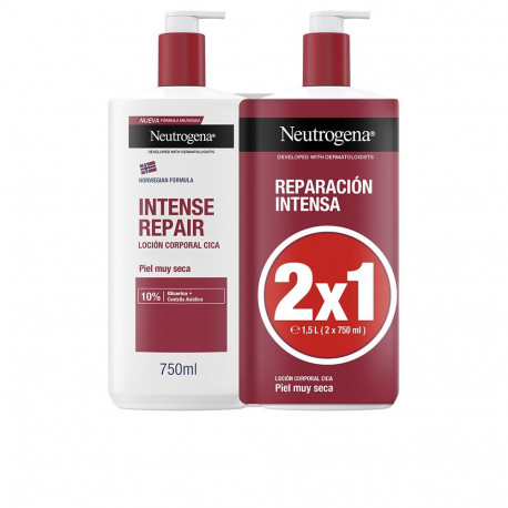 NEUTROGENA REPARACIÓN INTENSA loción piel muy seca pack 2 x 750 ml
