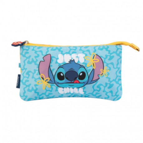 Disney Stitch - Piórnik 3-komorowy z kolekcji Tropical