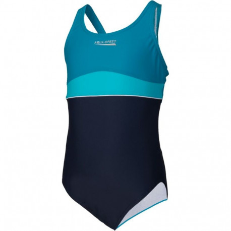 Aqua-Speed EMILY Junior Navy Blue Swimsuit (140)