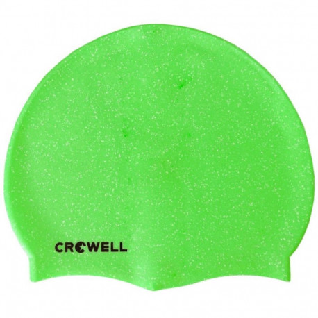Crowell Recycling Pearl Silicone Swim Cap Light Green Color 8