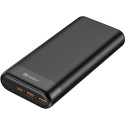 "Sandberg 420-62 Powerbank 20000mAh 65W QC3.0 USB-C/2xUSB-A Schwarz"