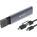 "Sandberg 136-39 Externes Speichergehäuse für M.2/NVMe SSD mit USB-C 3.2"