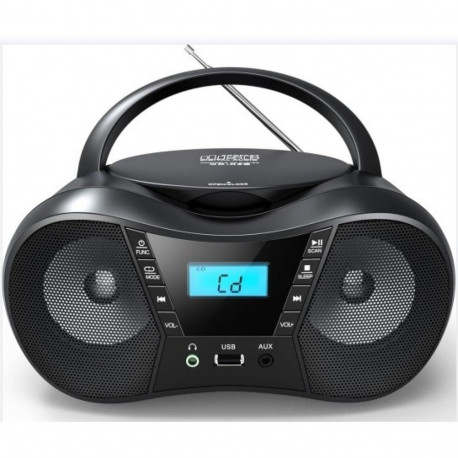 Raadiomängija LILA2 CD USB/BT, must