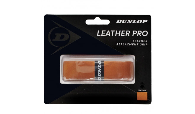 Tennis racket replacement grip DUNLOP LEATHER PRO 1pcs.