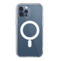 Anti Shock 1,5 mm Mag case for iPhone 12 Mini 5,4" transparent big hole