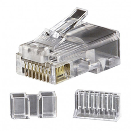 PNI RJ45 pistik UTP Cat6 kaablikomplektile 10 tükki
