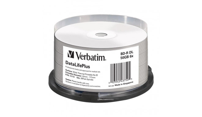 Verbatim DataLifePlus BD-R 50 GB 25 pc(s)