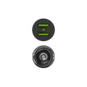 Green Cell GC CADM-GC-36AA - USB-Ladegeraet 36 W 2x USB-A schwarz Flashlight, GPS, Headphones, Mobil