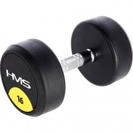 Rubberised dumbbell 16kg HMS HG PRO 16