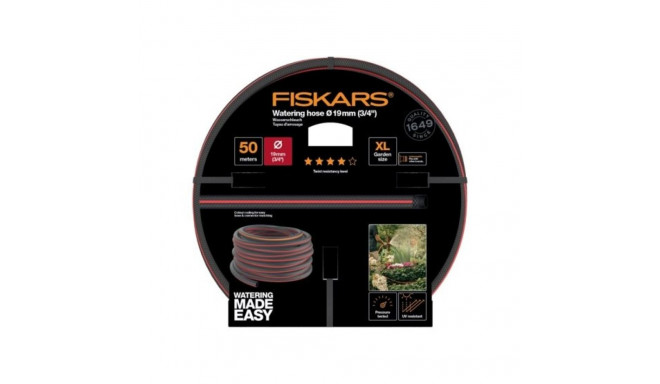 Fiskars 1027111 aiavoolik 50 m maapealne Must, Punane