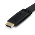 StarTech.com 5m Flat High Speed HDMI® Cable with Ethernet - Ultra HD 4k x 2k HDMI Cable - HDMI to HD