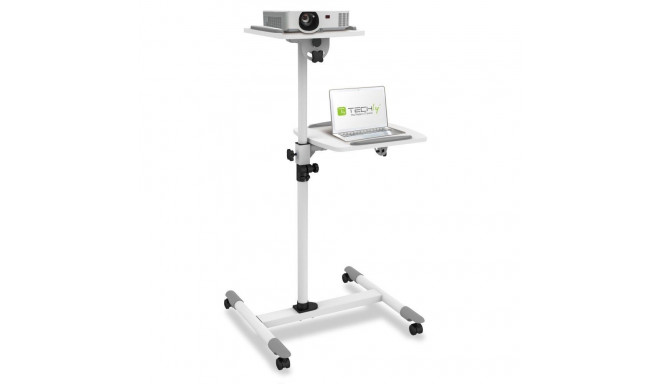 Techly Universal Trolley for Notebook / Projector, White ICA-TB TPM-6