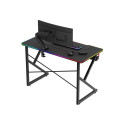 Huzaro Hero 1.7 RGB Black - gaming table