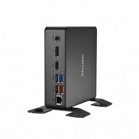 Shuttle XPC Nano PC NC40U, Intel Celeron 7305U, 1x HDMI, 1x DP,1xUSB-C/DP, 6x USB3.2, 1x 2.5" bay, 2