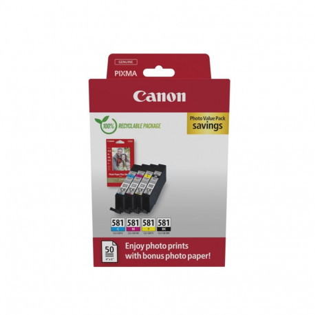 Canon tindikassetid 2106C006 4tk originaal, must, tsüaan, magenta, kollane