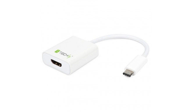Techly konverteri kaabli adapter USB 3.1 Type C HDMI 1.4-ks
