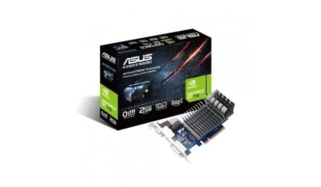 Asus videokaart GeForce GT 710 2GB GDDR3 64bit