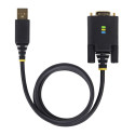 StarTech.com 3ft (1m) USB to Null Modem Serial Adapter Cable, Interchangeable DB9 Screws/Nuts, COM R