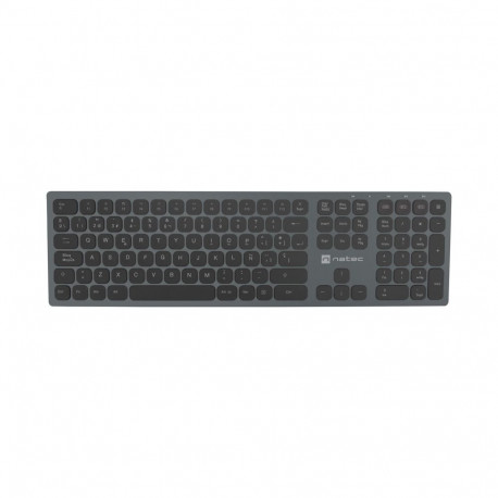 NATEC NKL-1830 keyboard Universal RF Wireless + Bluetooth QWERTY Spanish Black, Grey
