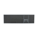 NATEC NKL-1830 keyboard Universal RF Wireless + Bluetooth QWERTY Spanish Black, Grey