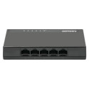 Intellinet 5-Port Gigabit Ethernet Switch Desktop Size, Plastic, IEEE 802.3az (Energy Efficient Ethe