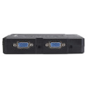 Manhattan KVM Switch Compact 4-Port, 4x USB-A, Cables included, Audio Support, Control 4x computers 