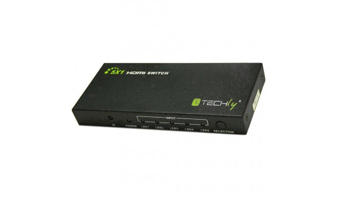 Techly 5 IN 1 OUT HDMI Switch with Remote Control, 4Kx2K, 3D IDATA HDMI-4K51