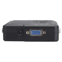 Manhattan KVM Switch Compact 4-Port, 4x USB-A, Cables included, Audio Support, Control 4x computers 