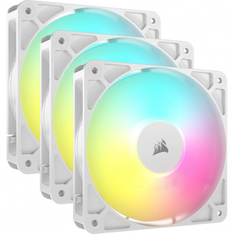 Corsair RS120 ARGB arvutikorpuse ventilaator 12 cm valge 3 tk
