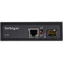 StarTech.com PoE+ Industrial Fiber to Ethernet Media Converter 60W - SFP to RJ45 - Singlemode/Multim